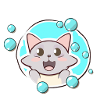 Soap Bubbles Cat