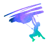 Silhouette sketchy climbing climber