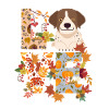 Pointer Dog Autumn Gratitude Love
