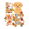 Golden Retriever Autumn Gratitude Love