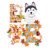 Husky Dog Autumn Gratitude Love