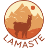 Lama Namaste Retro Tibet