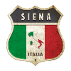 Sienne Italie Armoiries Drapeaux Design