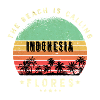 Flores indonesia beach design