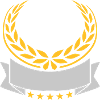 Banner Laurel Wreath Stars Empty