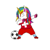 Suisse Football Dabbing Cadeau