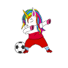 Pologne football-dabbing cadeau