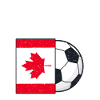 Canada Football Team Flag Gift