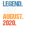 Légende depuis août 2020 Anniversaire