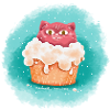 Katze eiscreme