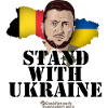 Ukraine Belgium Stand with Ukraine