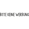 Bitte keine Werbung