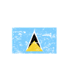 Saint Lucia Flag Saying