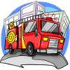 Fire brigade fire engine