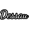 Dessau - Textdesign mit Stadtnamen
