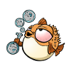Weed Smoking Puffer Fish