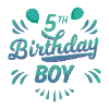 Birthday boy 5th