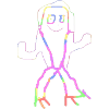 Multicoloured Monkey