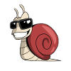 Cool Sunglasses Snail