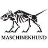 Maschinenhund mit Text