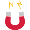 Magnet logo flashes funny