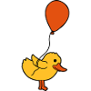 Balloon Little Chick Comic