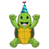 Turtle Birthday Party Hat