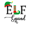 Funny Elf Troupe Christmas Design