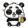Panda Beer Kawai