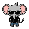 Elephant punk kawai