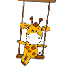Yar swing giraffe