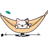 Kawai hammock cat