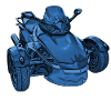 Trike Spyder blue