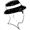 Afroschwarzer Mann mit Mütze
