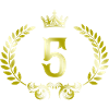 5 Number Wreath