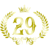 Couronne de 29 chiffres