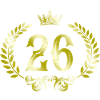 26 Number Wreath