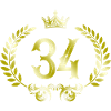 34 Number of wreath