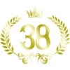 38 Number Wreath