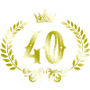 40 Couronne numéro