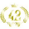 42 Number Wreath