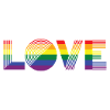 LOVE Pride flag