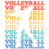Volleyball Damen bunt