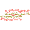 natural line wave grass flowers