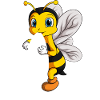 Bees Kids Girls Ladies Bee