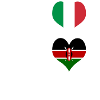Italy and Kenya genius /gift