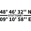 Stuttgart coordinates