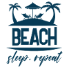 beach sleep repeat design