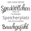 Bauchgefühl - Speckröllchen