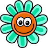 Smiling Cartoon Flower